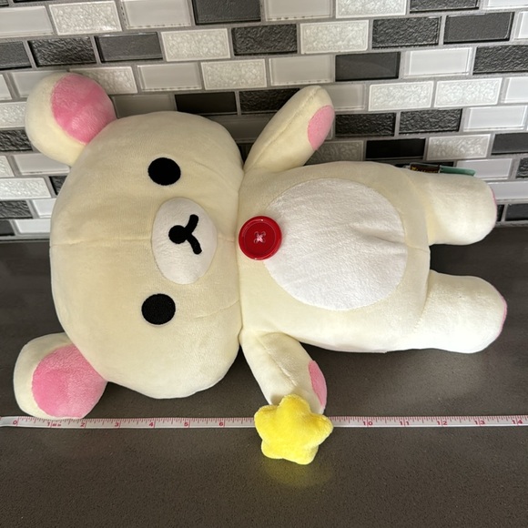 ⭐️San-X Rilakkuma KORILAKKUMA HOLDING STAR Plush / 14” / Kawaii / BRAND NEW⭐️ - Picture 15 of 15